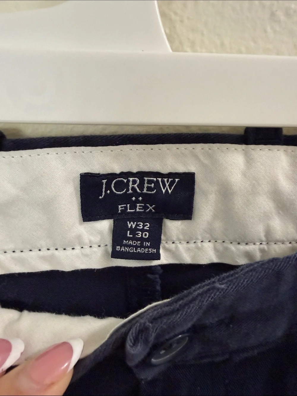 J. Crew Men's Navy Chinos - Straight Leg